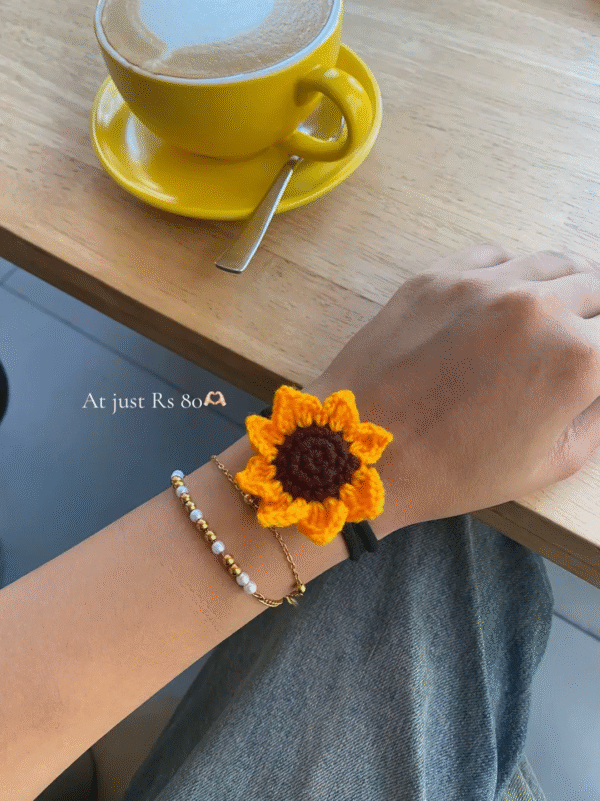 Beautiful Affordable Sunflower 🌻 Hair tie