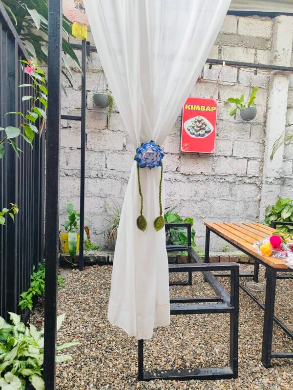 Curtain Binder Blue flower - Image 3